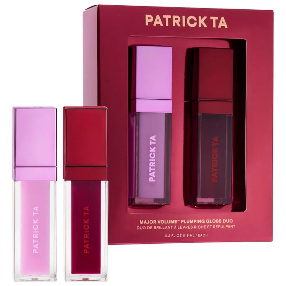 NIB ✅ PATRICK TA Major Volume Plumping Gloss Duo ~ Limited Edition ✨NIB